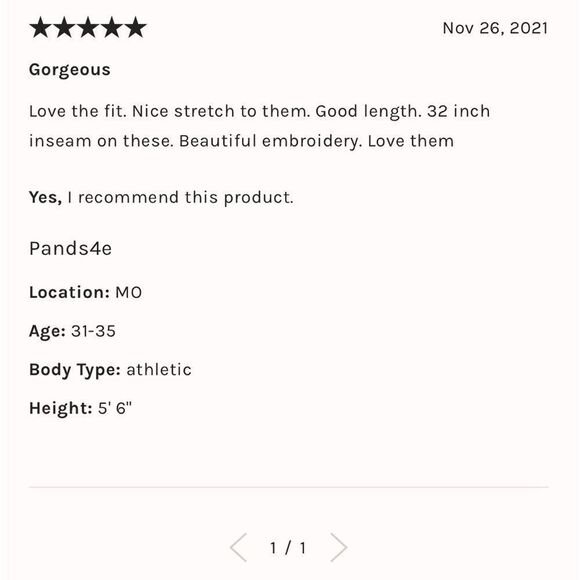 DRIFTWOOD OLLIE EMBROIDERED WIDE LEG JEANS NWT SIZE 28 - Picture 6 of 11